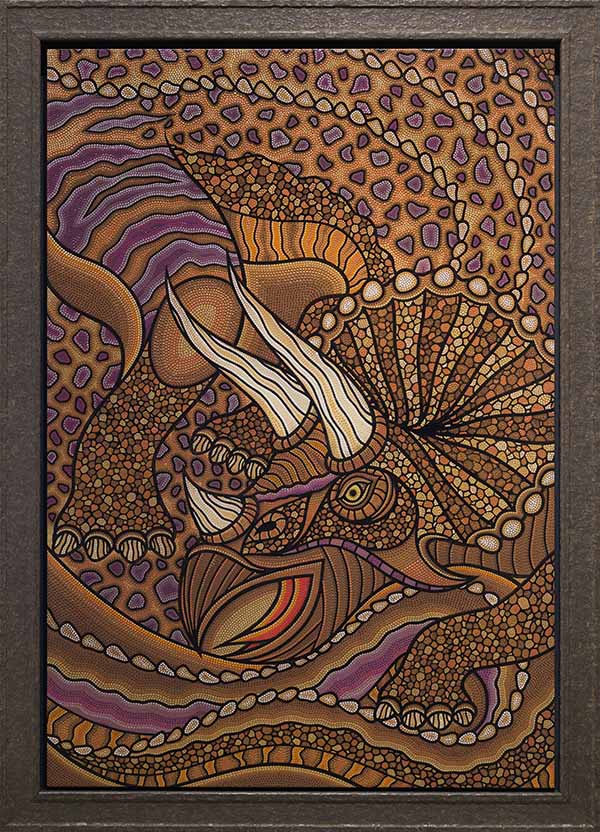 アートギャラリーHASHIVA森勉(BEN MORI)の作品「トリケラトプス」