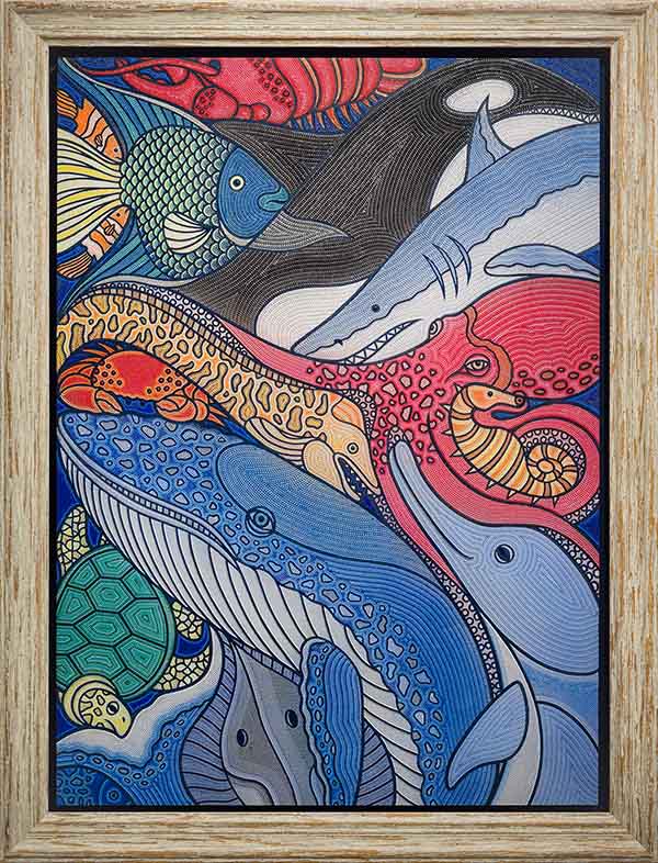 森勉(BEN MORI)の作品「オーシャンコラージュ」